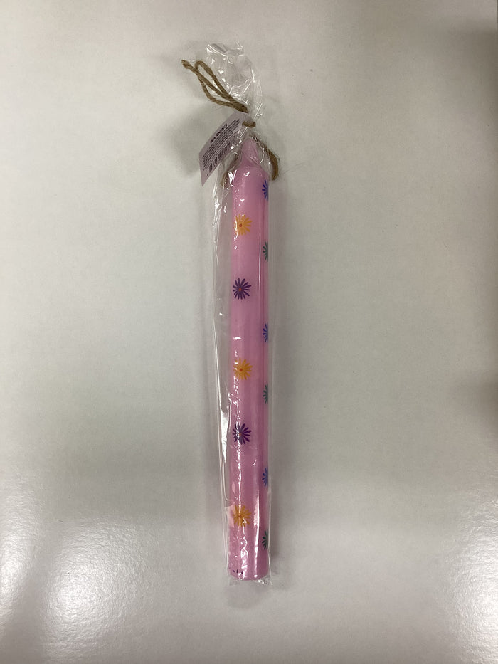 One Hundred 80 Degrees | Floral Taper Candle Assorted Designs