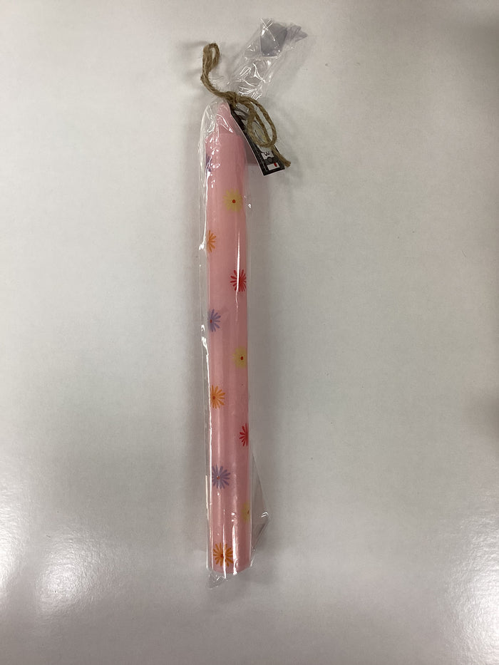 One Hundred 80 Degrees | Floral Taper Candle Assorted Designs