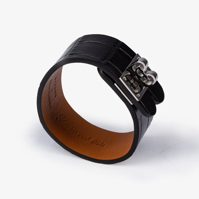 Aada | Black Leather Bracelet