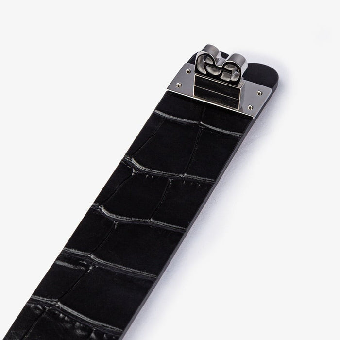 Aada | Black Leather Bracelet