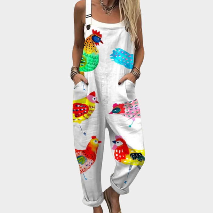 Aada – Printed Wide-Leg Jumpsuit