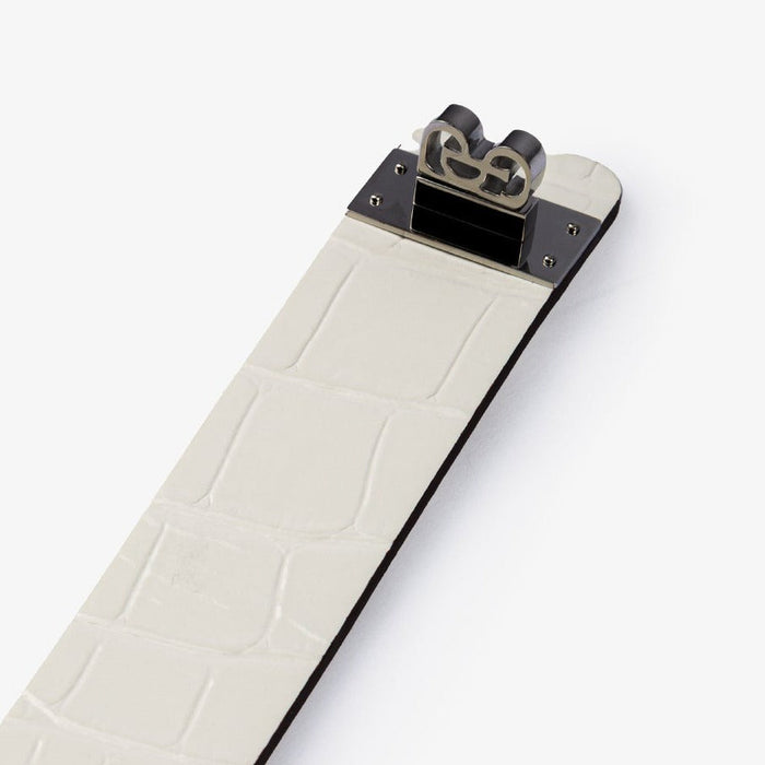 Aada | White Leather Bracelet