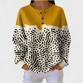 Aamu - Abstract Doodle Waffle Henley