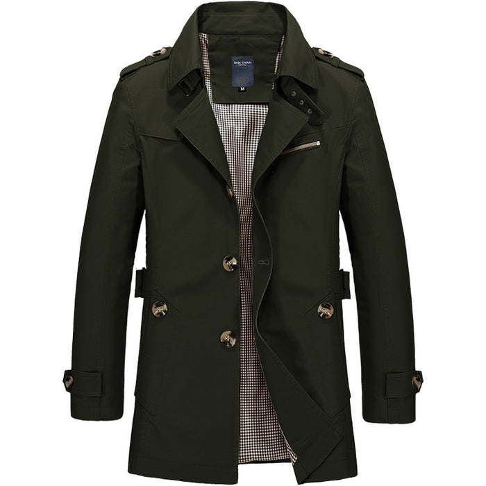 Aava | Buckled Cotton Car Coat