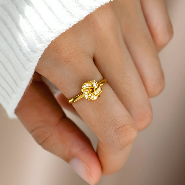 Adela | Gold-Plated Flower Ring