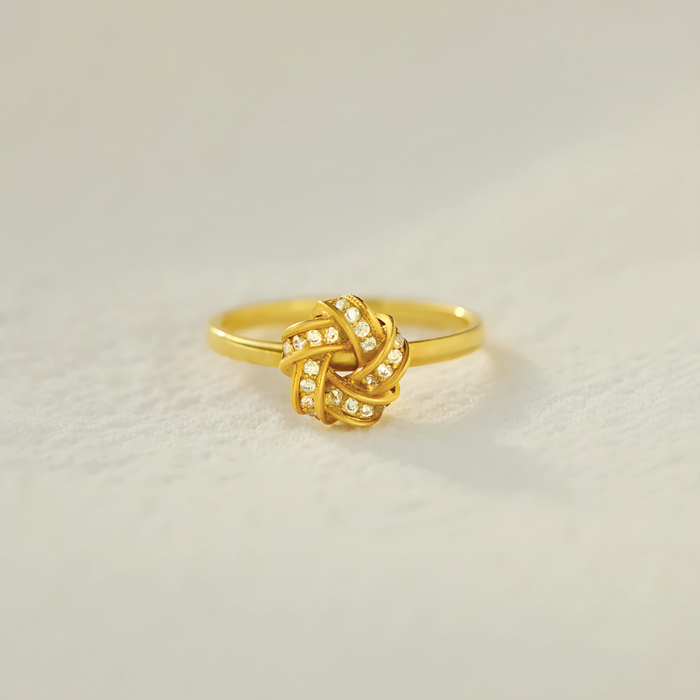 Adela | Gold-Plated Flower Ring