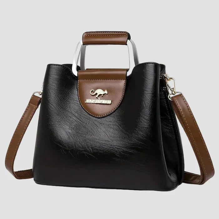 Adela | Leather Bag Two-tone