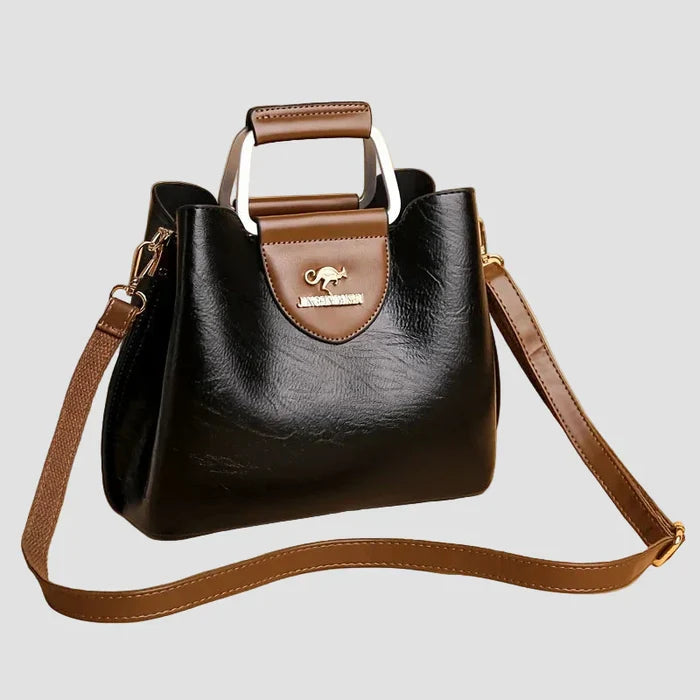 Adela | Leather Bag Two-tone