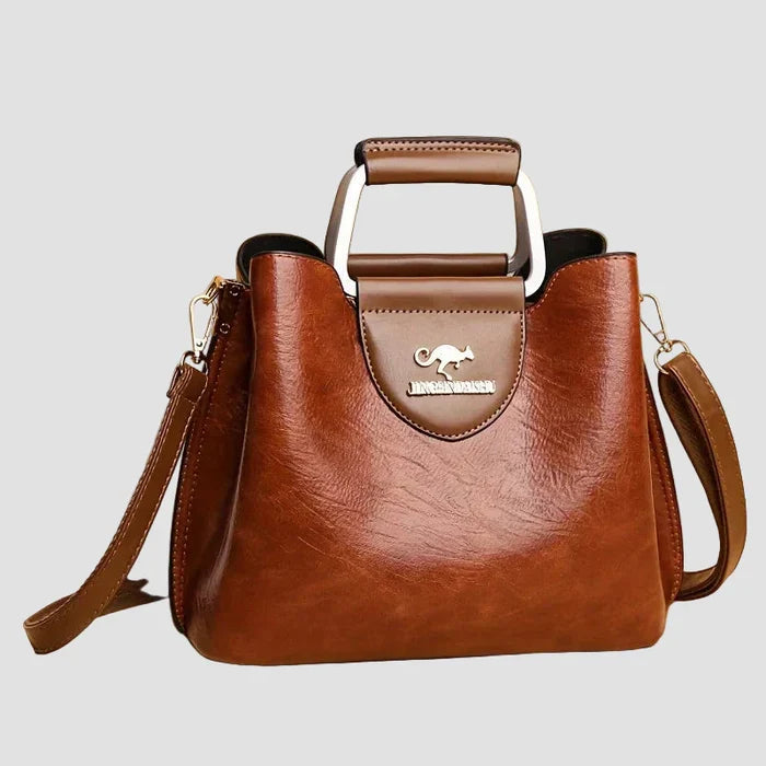 Adela | Leather Bag Two-tone