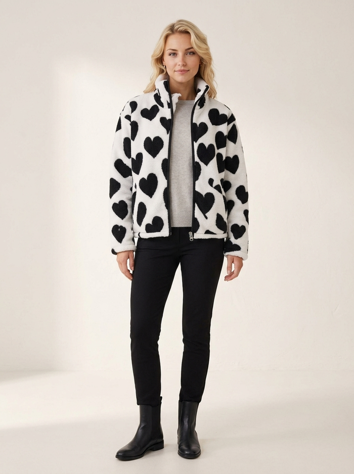 Adelfa Jacket Quilted Reversible black - editorial hero