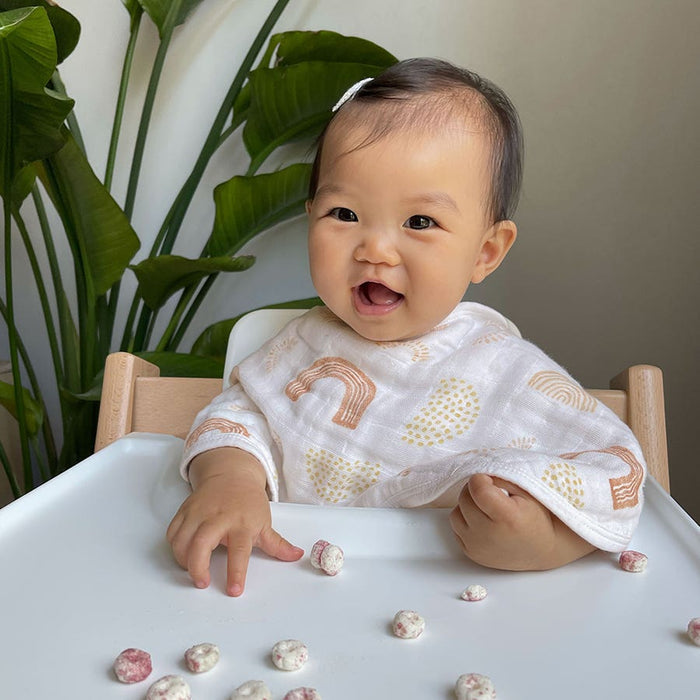 Aden + Anais | 2-Pack Set of Classic Muslin Burby Bibs, Assorted Styles