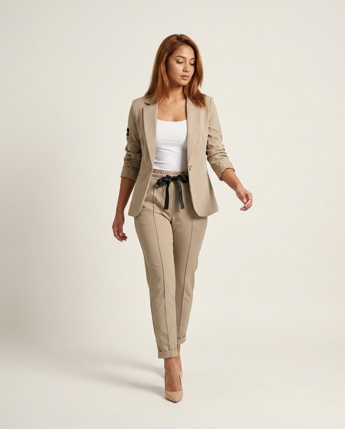 Adriana | Elegant Set - off-white studio editorial