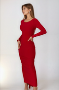 Agathe | Elegant Dress with Open-Back