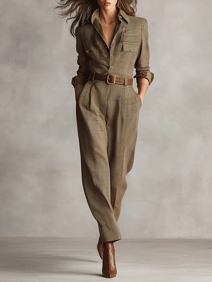 Aitor | Jumpsuit Elegant Check