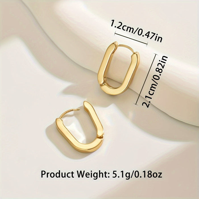 Alena | Elegant Geometric Hoops