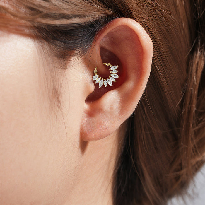 Alena | Gold-Plated Subtle Elegance Delicate Earrings