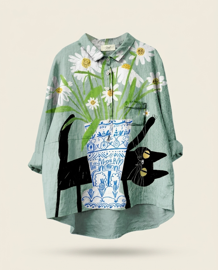 Alice | Linen Elegant Summer Blouse