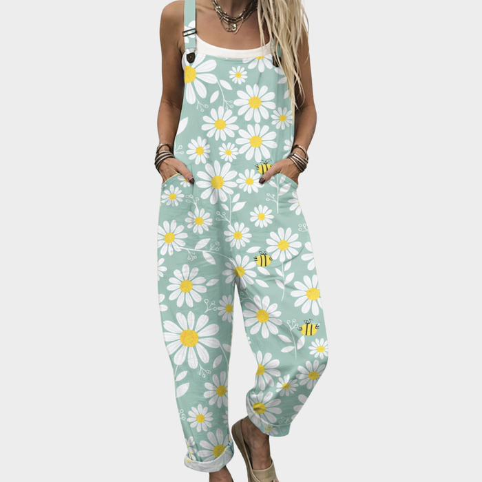 Aliisa – Printed Wide-Leg Jumpsuit