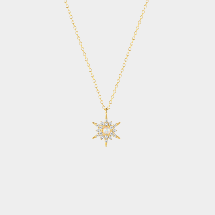 Amálie | Silver Delicate Necklace with Round Pendant