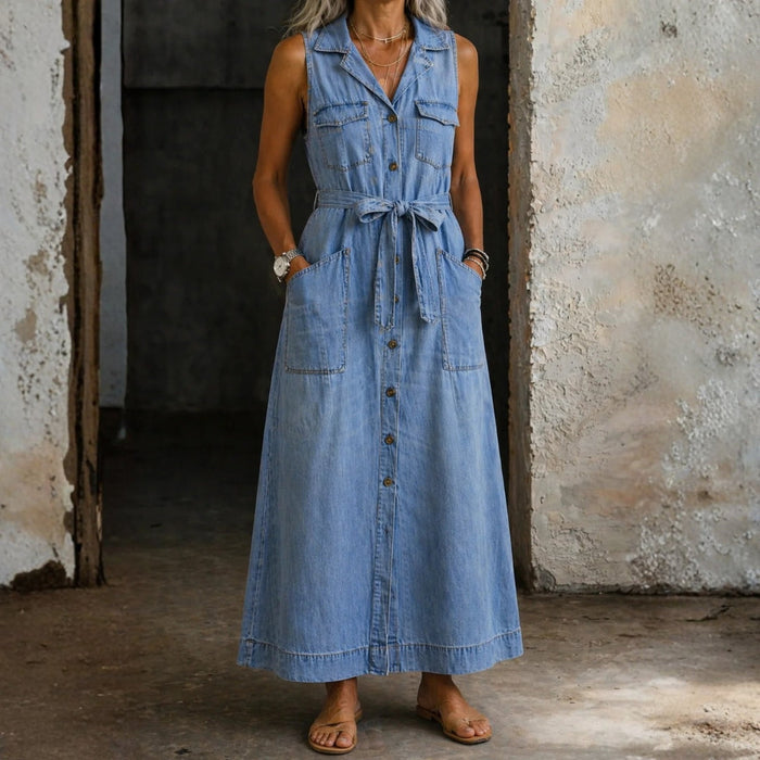 Amanda - Classic Denim Dress