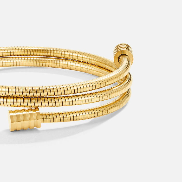 Amelia | Gold-Plated Braided Bracelet