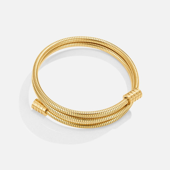 Amelia | Gold-Plated Braided Bracelet