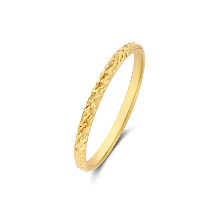 Amelia | Gold-Plated Lattice Ring