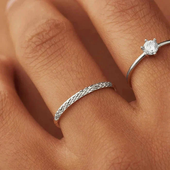 Amelia | Gold-Plated Lattice Ring