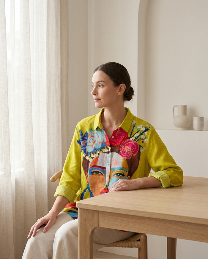Amelia | Linen Elegant Summer Blouse