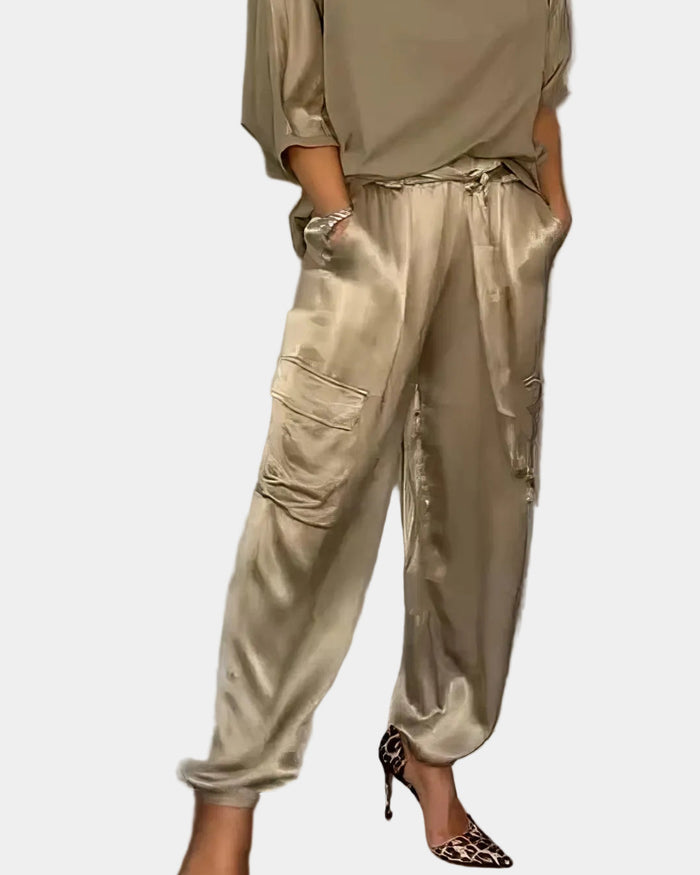 Amelia | Set Top and Trousers Cargo