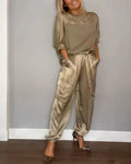 Amelia | Set Top and Trousers Cargo