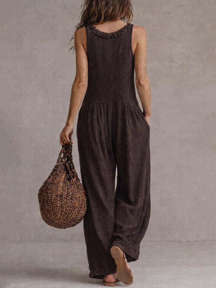 Amélie | Jumpsuit Ruffled V-Neck