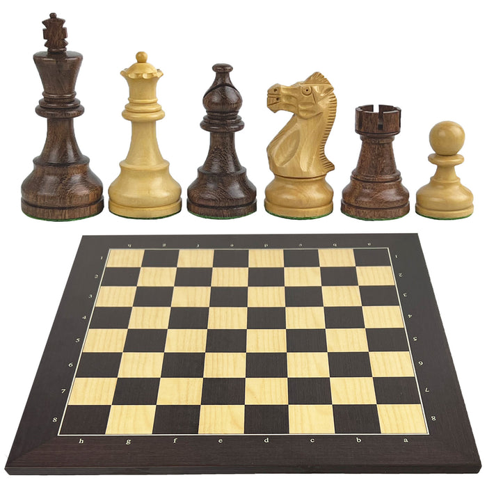 AMERICAN STAUNTON broadbase | Wenge & Maple with notation board (x large)