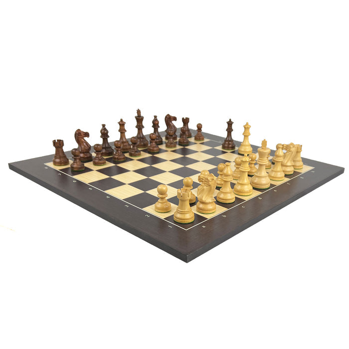 AMERICAN STAUNTON broadbase | Wenge & Maple with notation board (x large)