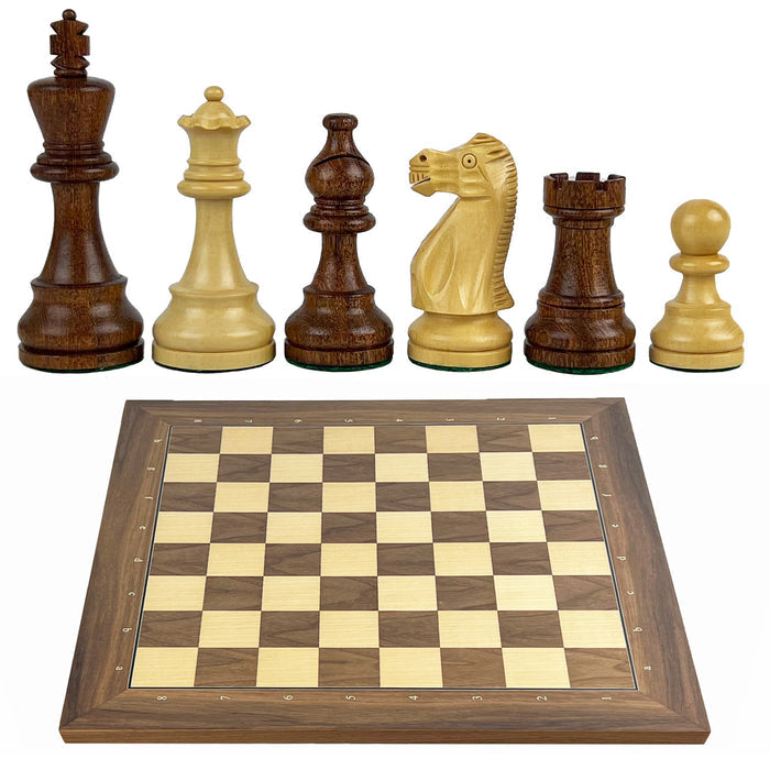 AMERICAN STAUNTON | Walnut & Maple with notation board (large)
