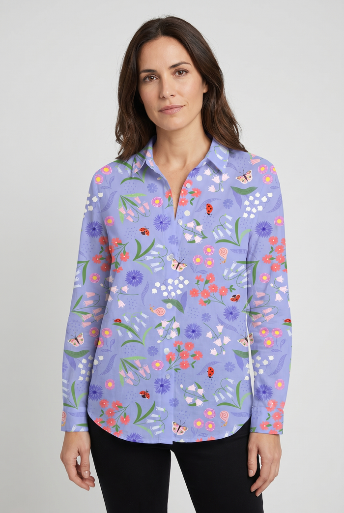 Ana | Blouse Floral Lightweight Garden