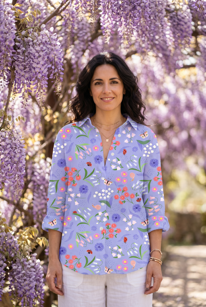 Ana | Blouse Floral Lightweight Garden