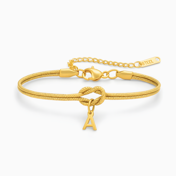 Ana | Gold-Plated Initial Bracelet