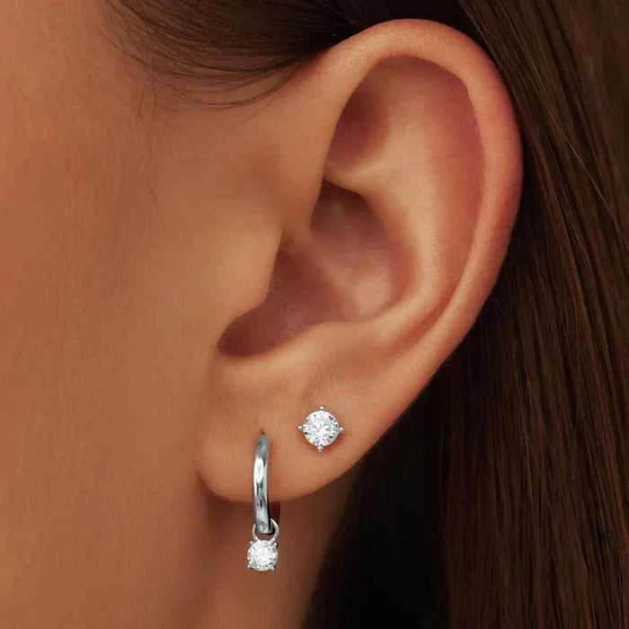 Ana | Polka-Dot Drop Earrings