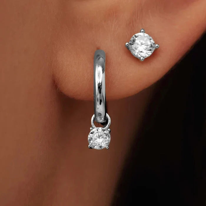 Ana | Polka-Dot Drop Earrings