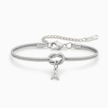 Ana | Silver Initial Bracelet