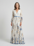 Anais | Long-Sleeve Floral Maxi Dress
