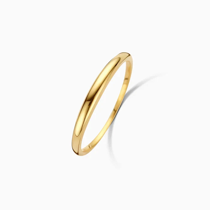 Anastasia | Silver Ring with Narrow Shaped Dome