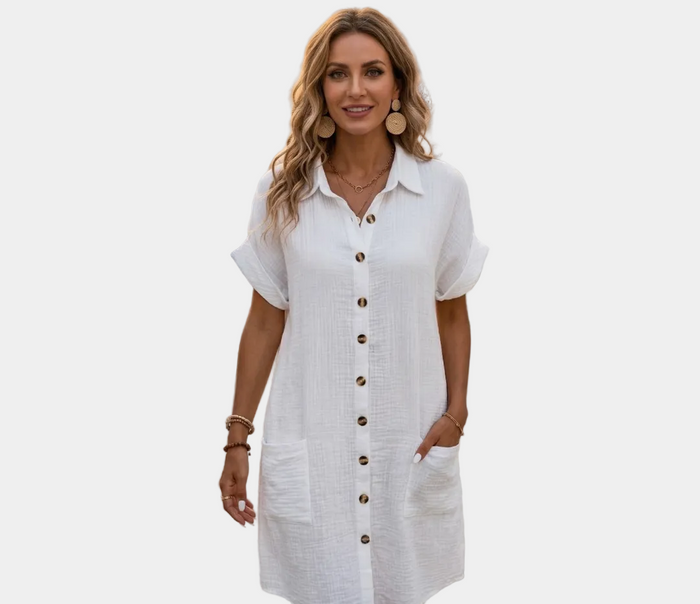 Andrea | Dress Fresh with Ruffle Detail
