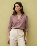 Andrea | Linen Elegant Summer Blouse