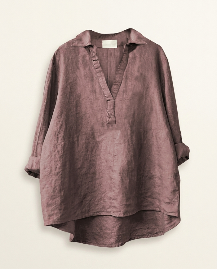 Andrea | Linen Elegant Summer Blouse