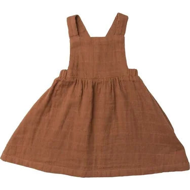 Angel Dear Muslin Caramel Cafe Ruffle Sleeved Dress