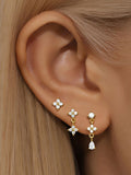 Anika | Gold-Plated Earrings with Delicate Movement