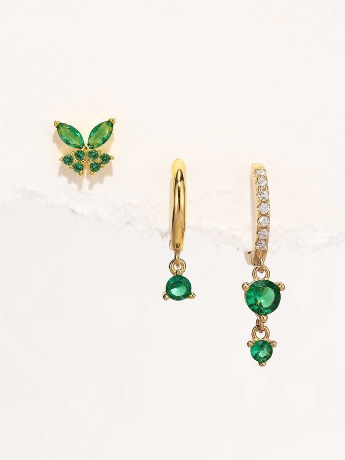 Anja | Gold-Plated Earrings with Delicate Edge