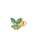 Anja | Gold-Plated Earrings with Delicate Edge